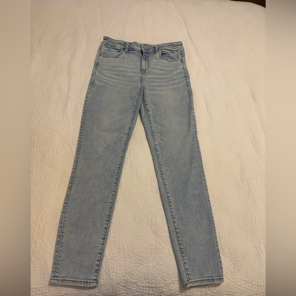 American Eagle Outfitters Light Wash High-rise Jeggings
